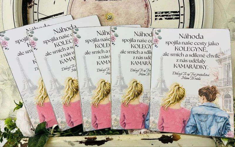 Dřevěný obrázek - pro kolegyni a kamarádku