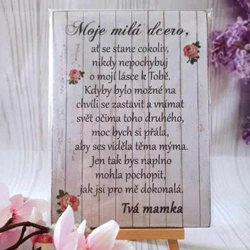 Dárek pro dceru od mamky