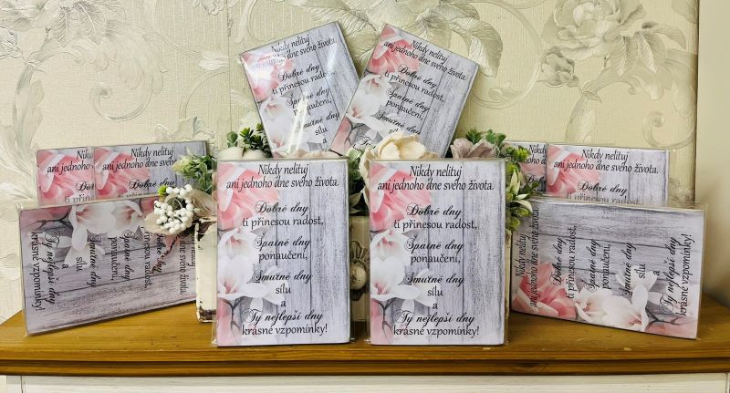 Nikdy nelituj.... dřevěný obrázek