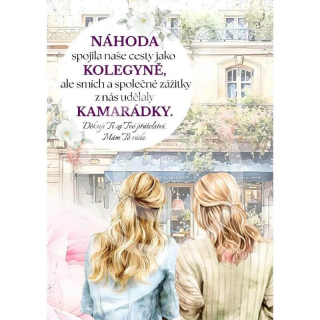 Náhoda spojila naše cesty - dřevěný obrázek