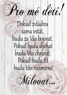 Dřevěný obrázek - pro děti, ruční práce