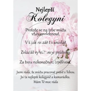 Dřevěný obrázek - krásný dárek pro kolegyni