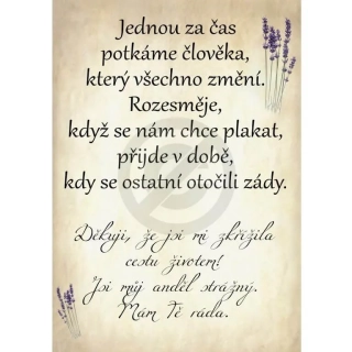 Jednou za čas potkáme člověka