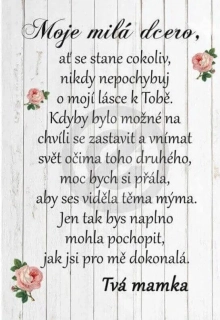 Dárek pro dceru od mamky