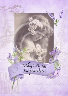 Dárek pro kamarádku - Poděkování za přátelství