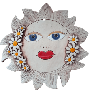 Keramické sluníčko 16 cm, č.1
