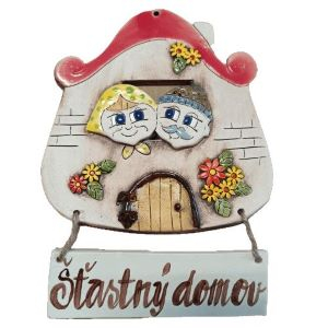 Velký keramický domeček Šťastný domov