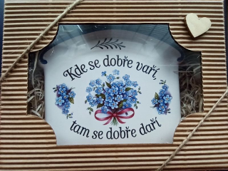 Dárkové balení keramické cedulky 